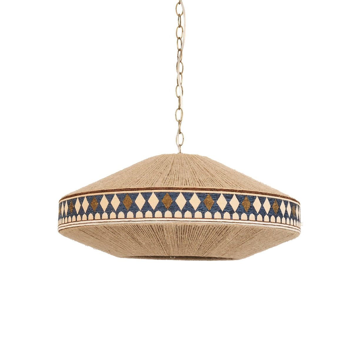 Calyce Pendelleuchte aus Stoff Cozy
