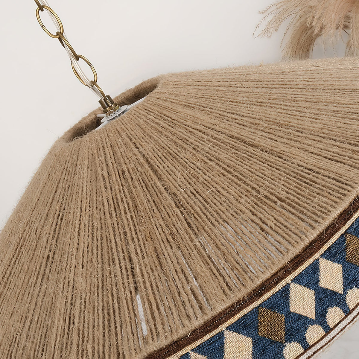 Calyce Pendelleuchte aus Stoff Cozy