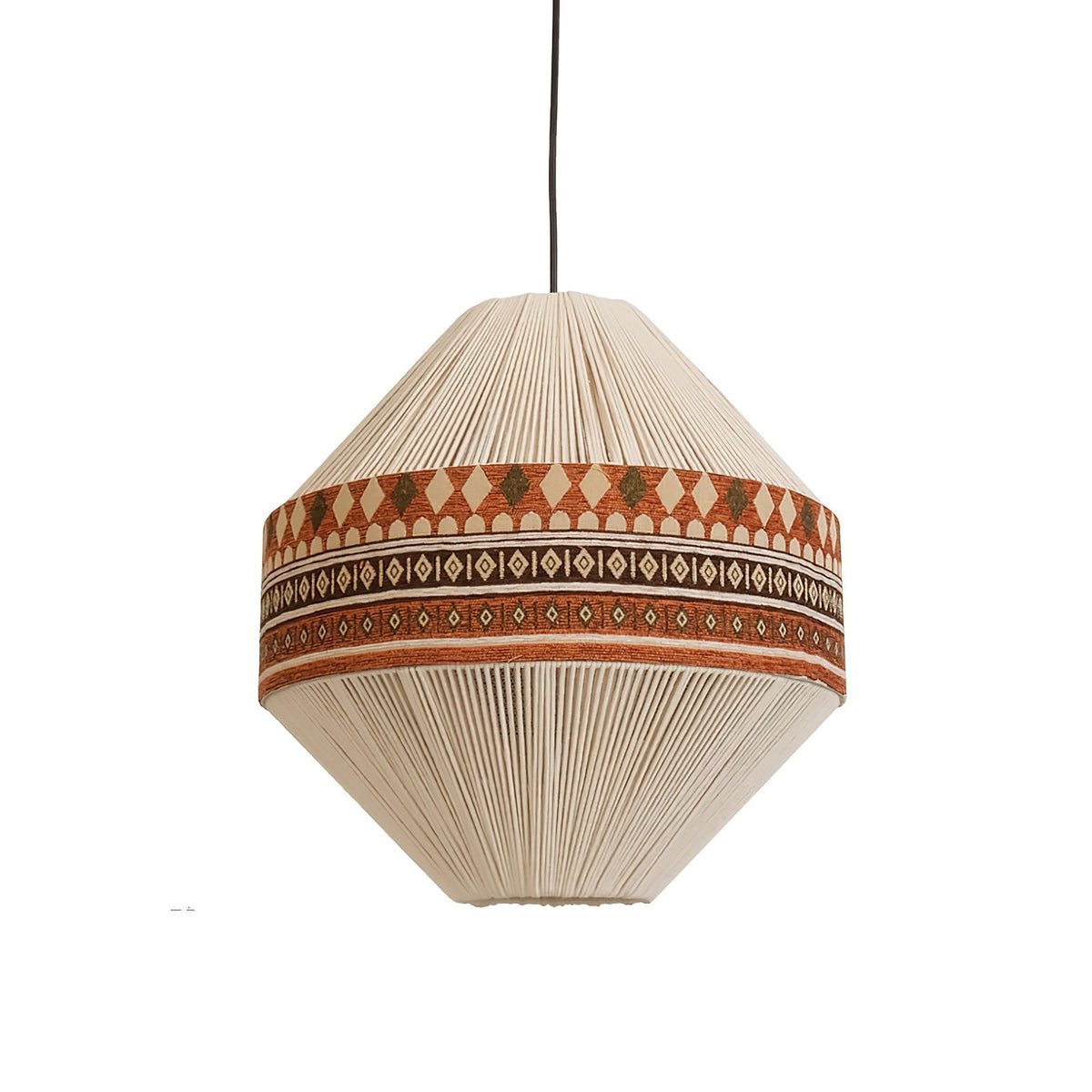 Calyce Pendelleuchte aus Stoff Cozy