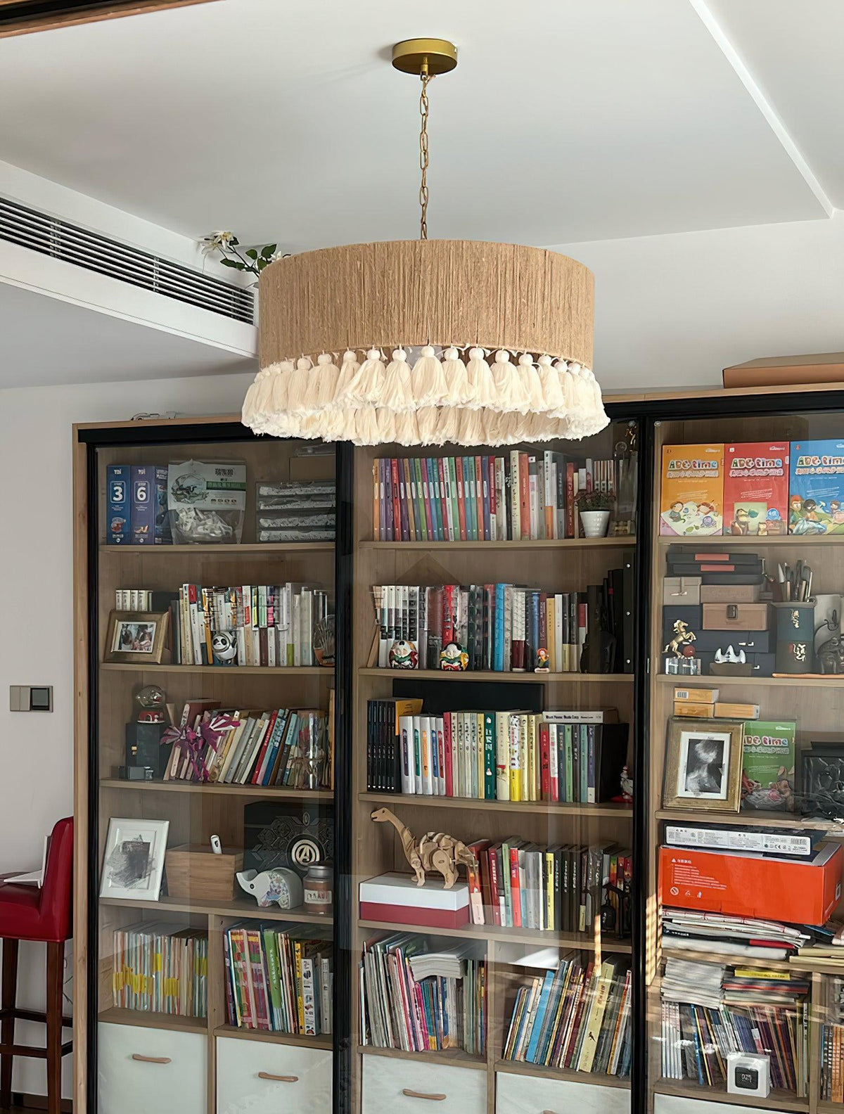 Serenenne Pendelleuchte Baumwolle Quasten Hanfseil für Wohnzimmer Schlafzimmer | Cielum