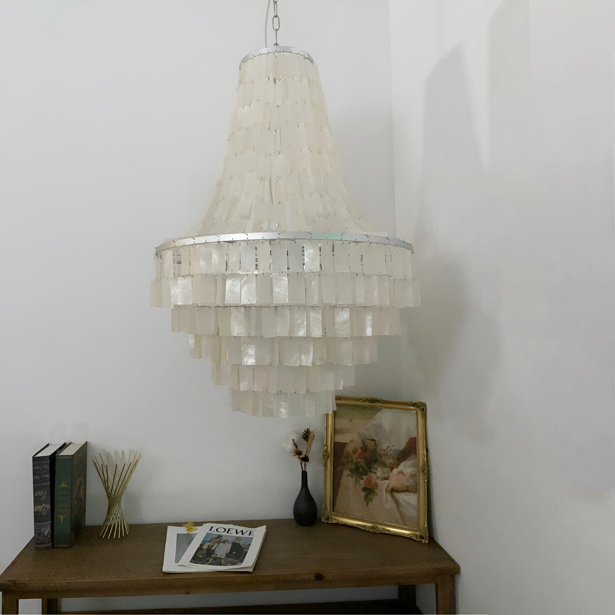 Naciira Kronleuchter Boho Schalen-Schichten