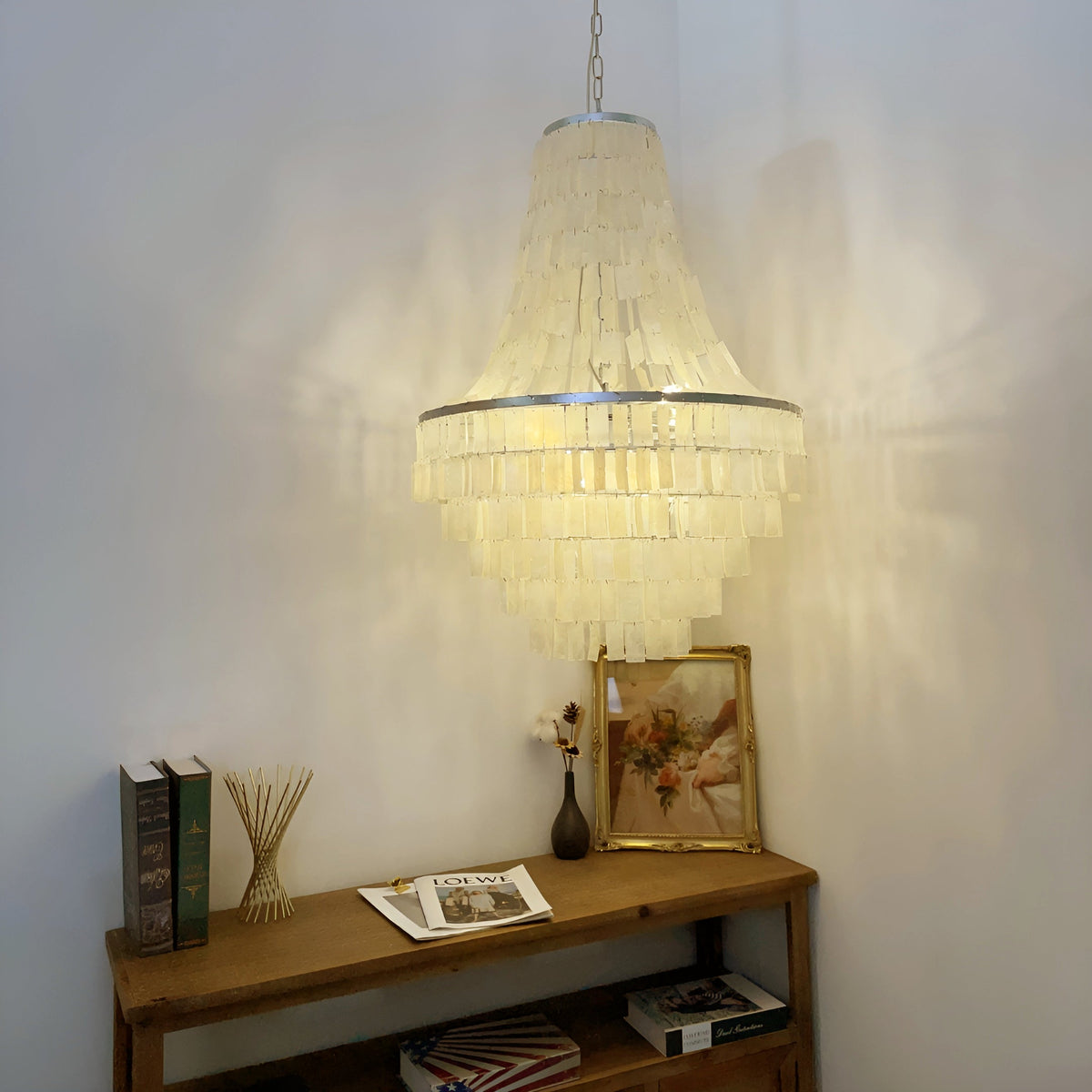 Naciira Kronleuchter Boho Schalen-Schichten