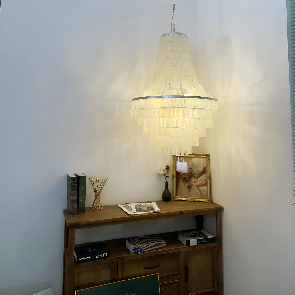 Naciira Kronleuchter Boho Schalen-Schichten