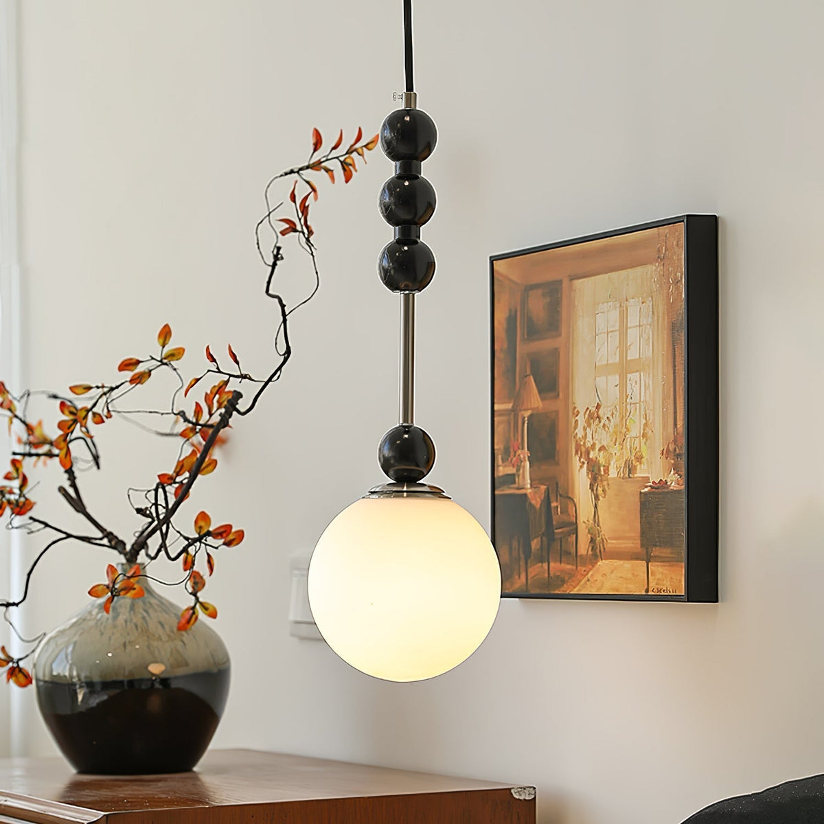 Miraleth Minimalistische Pendelleuchte aus Holz