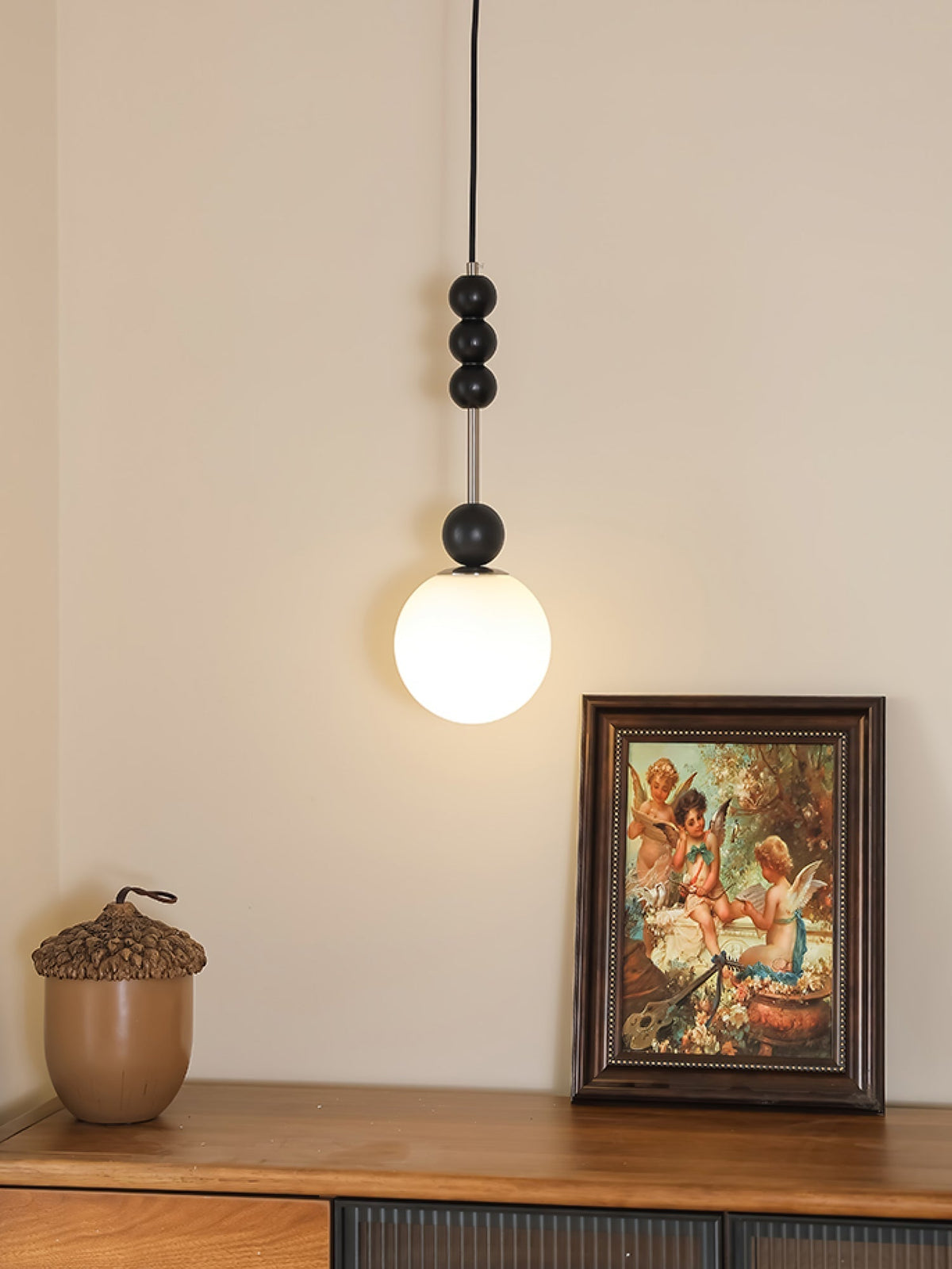 Miraleth Minimalistische Pendelleuchte aus Holz
