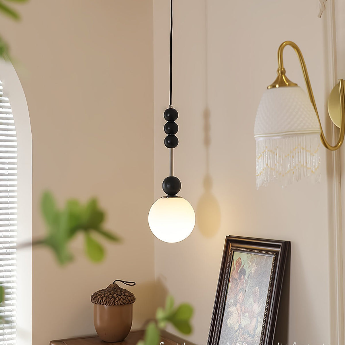 Miraleth Minimalistische Pendelleuchte aus Holz