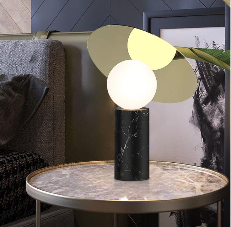 Dila Minimalistische Tischleuchte aus Marmor