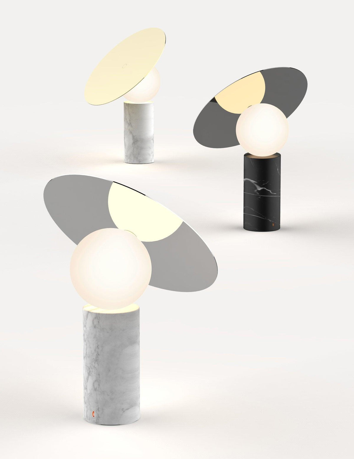 Dila Minimalistische Tischleuchte aus Marmor