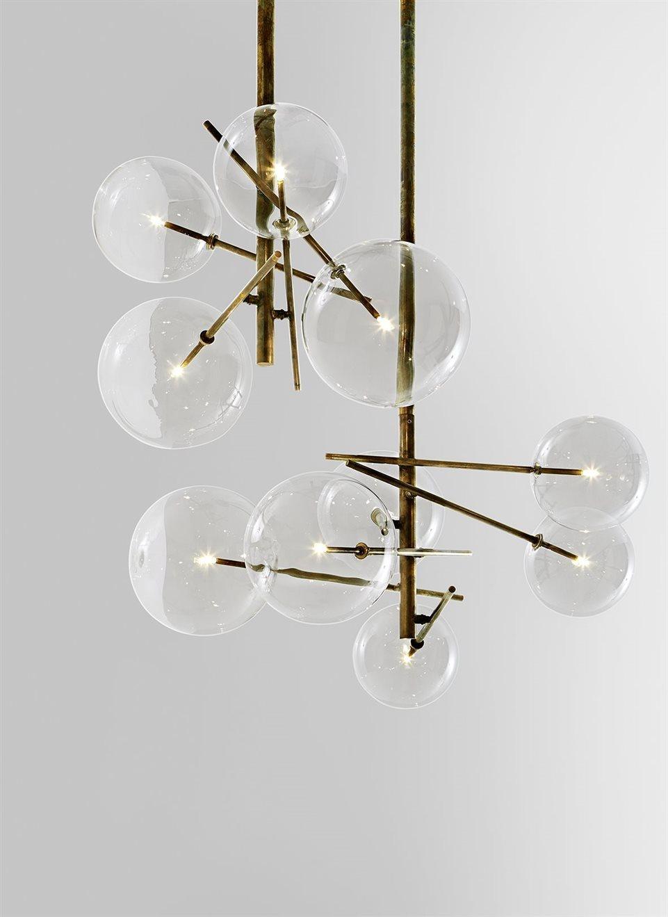 Aveno Kronleuchter LED Kristall transparent
