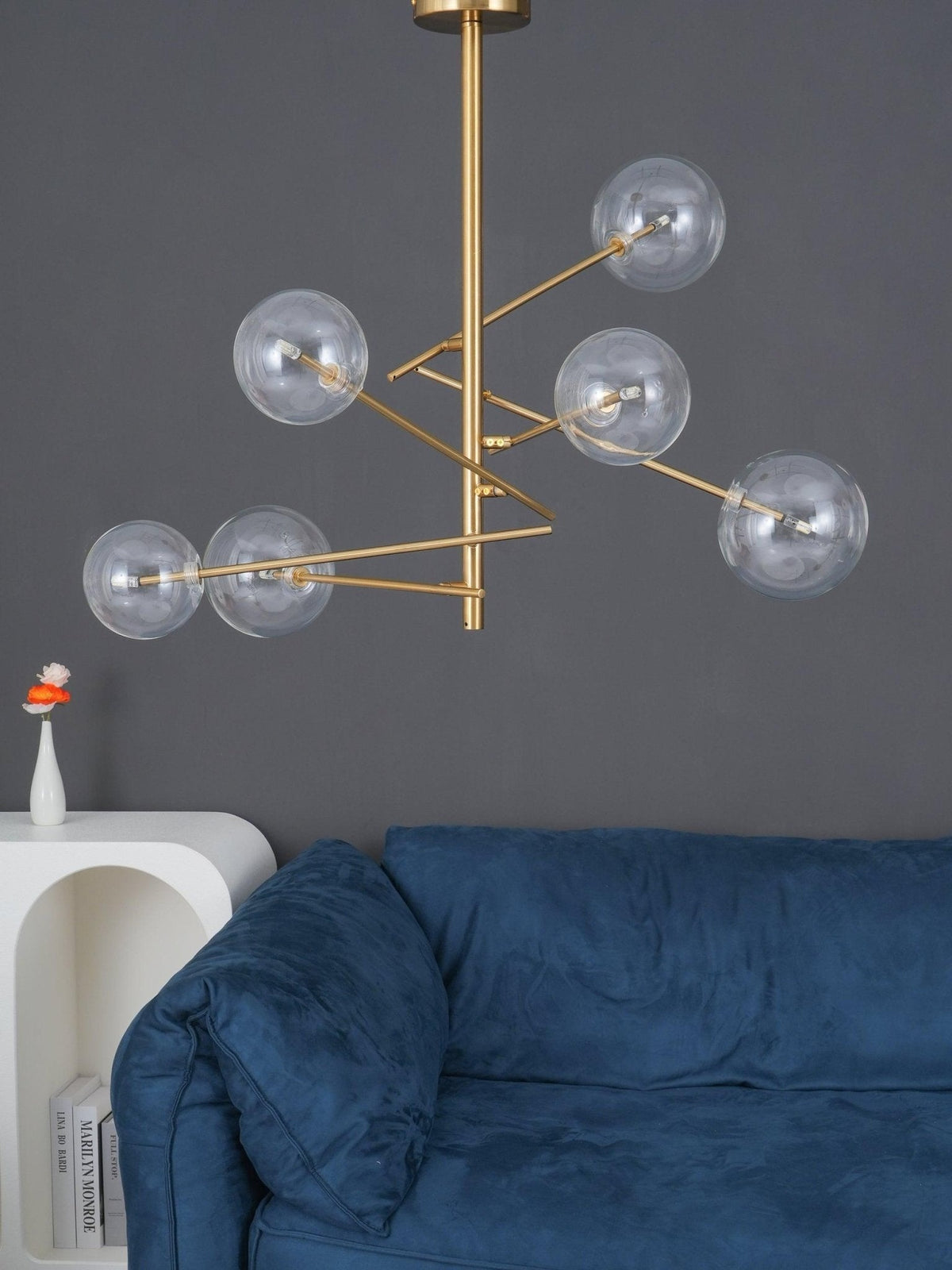 Aveno Kronleuchter LED Kristall transparent