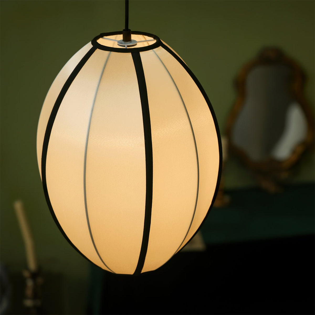 Lineriella moderne Stoff-Pendelleuchte