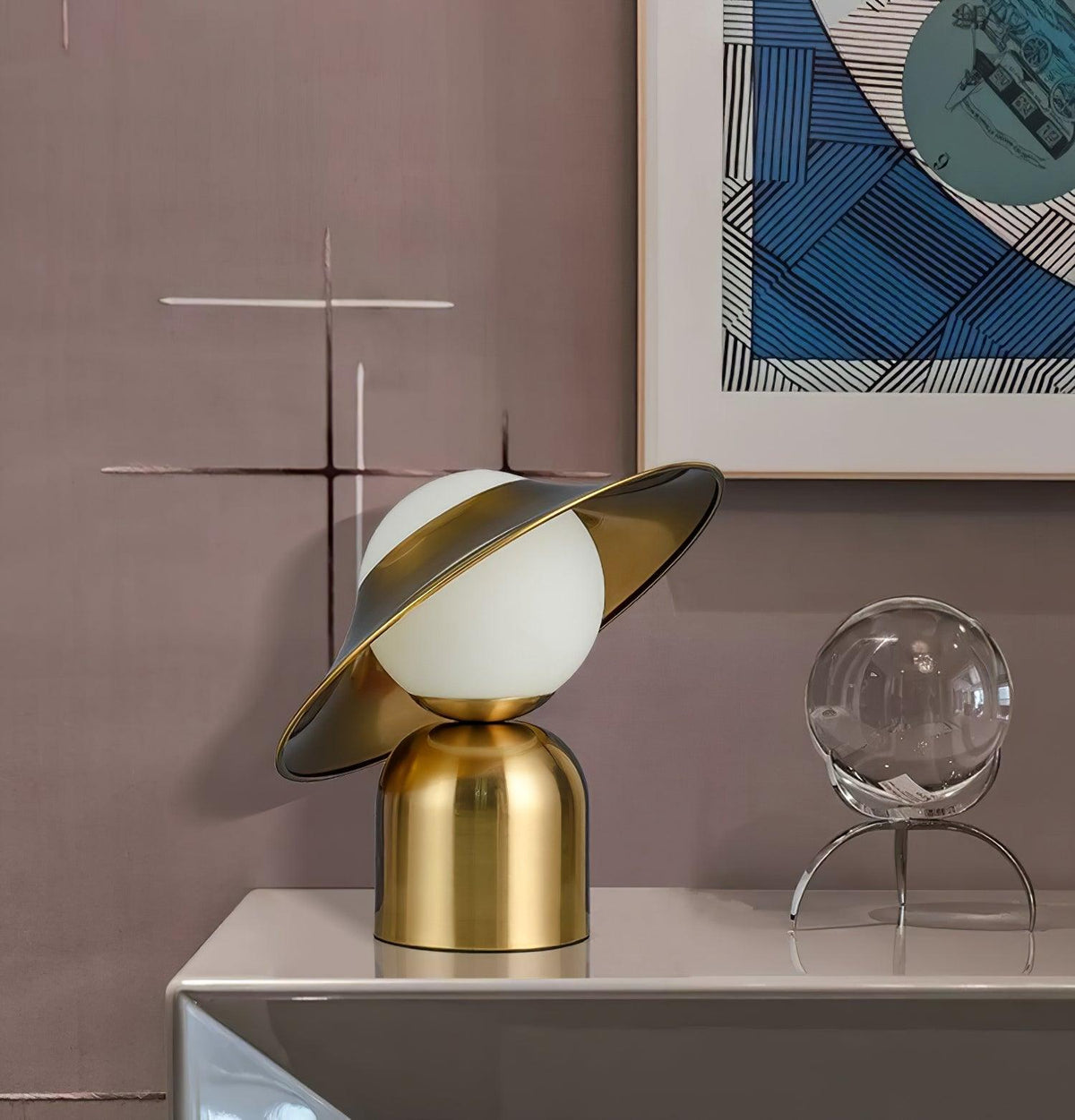 Italon Luxe Messing-Schreibtischlampe