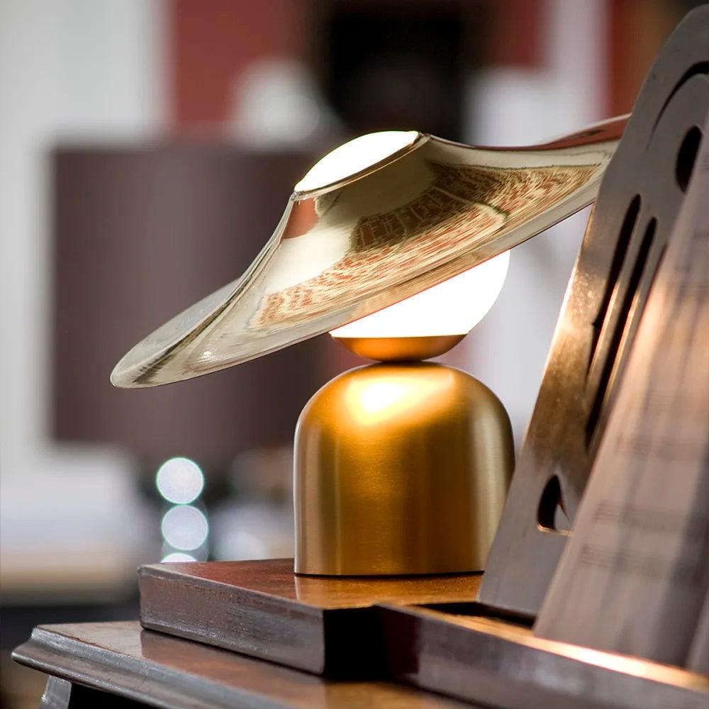 Italon Luxe Messing-Schreibtischlampe
