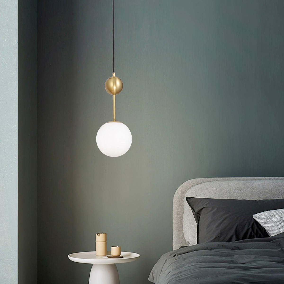 Fird Messing & Glas Classic Pendelleuchte