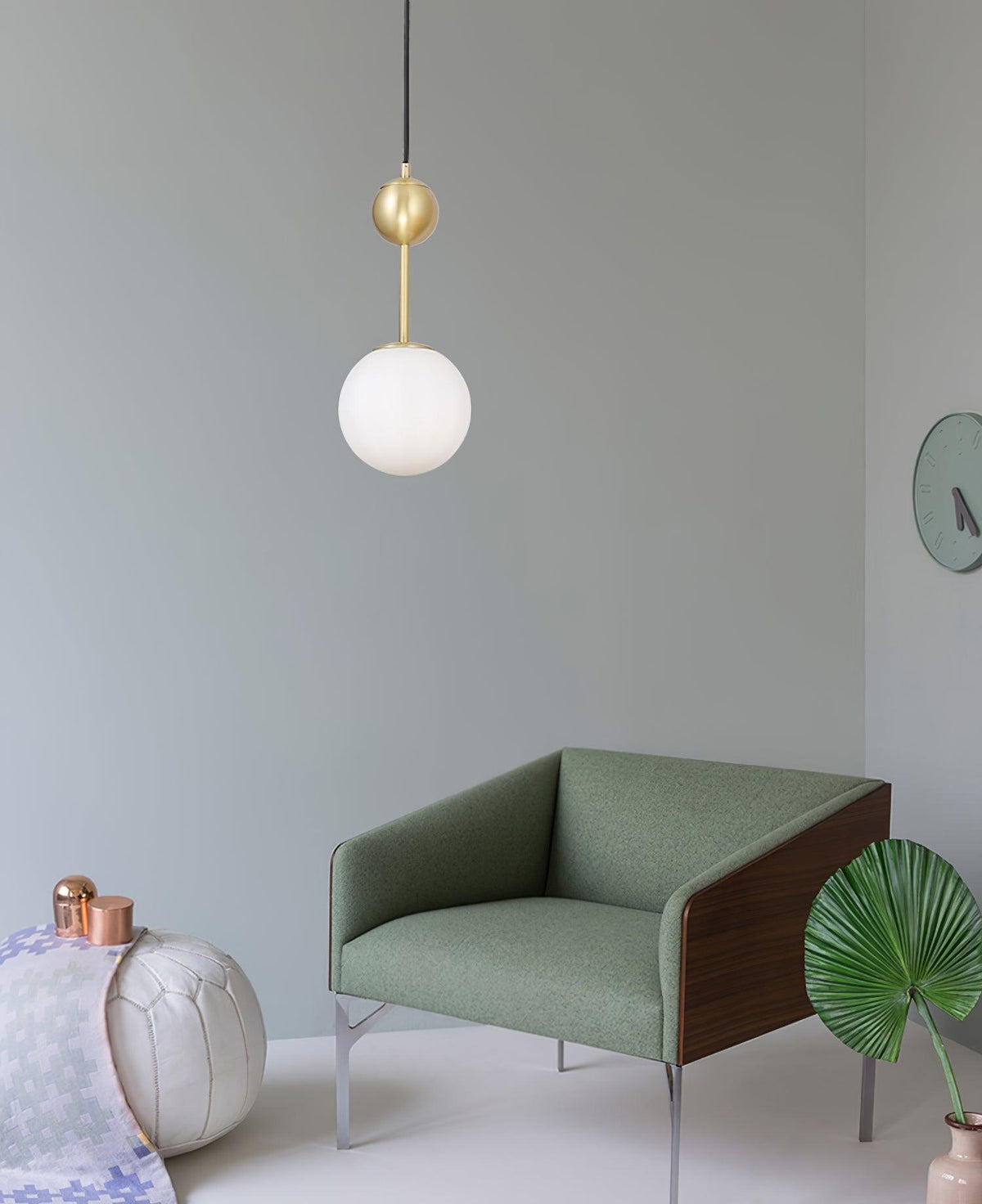 Fird Messing & Glas Classic Pendelleuchte