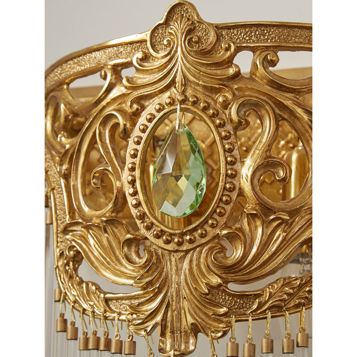 Bow Tie Gold Kristall-Fringe-Wandleuchte