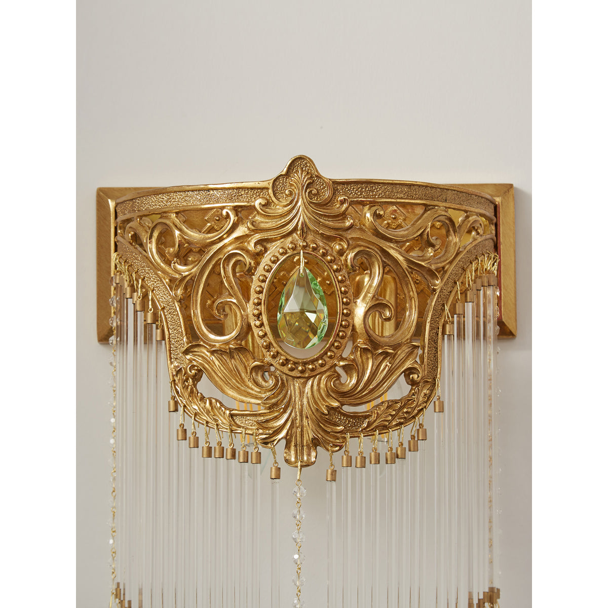 Bow Tie Gold Kristall-Fringe-Wandleuchte