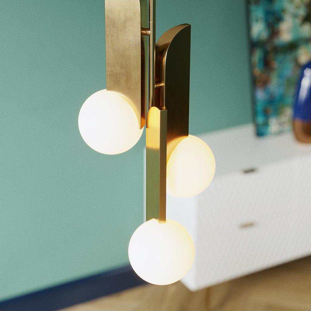 Eirelelia elegante Pendelleuchte aus Glas