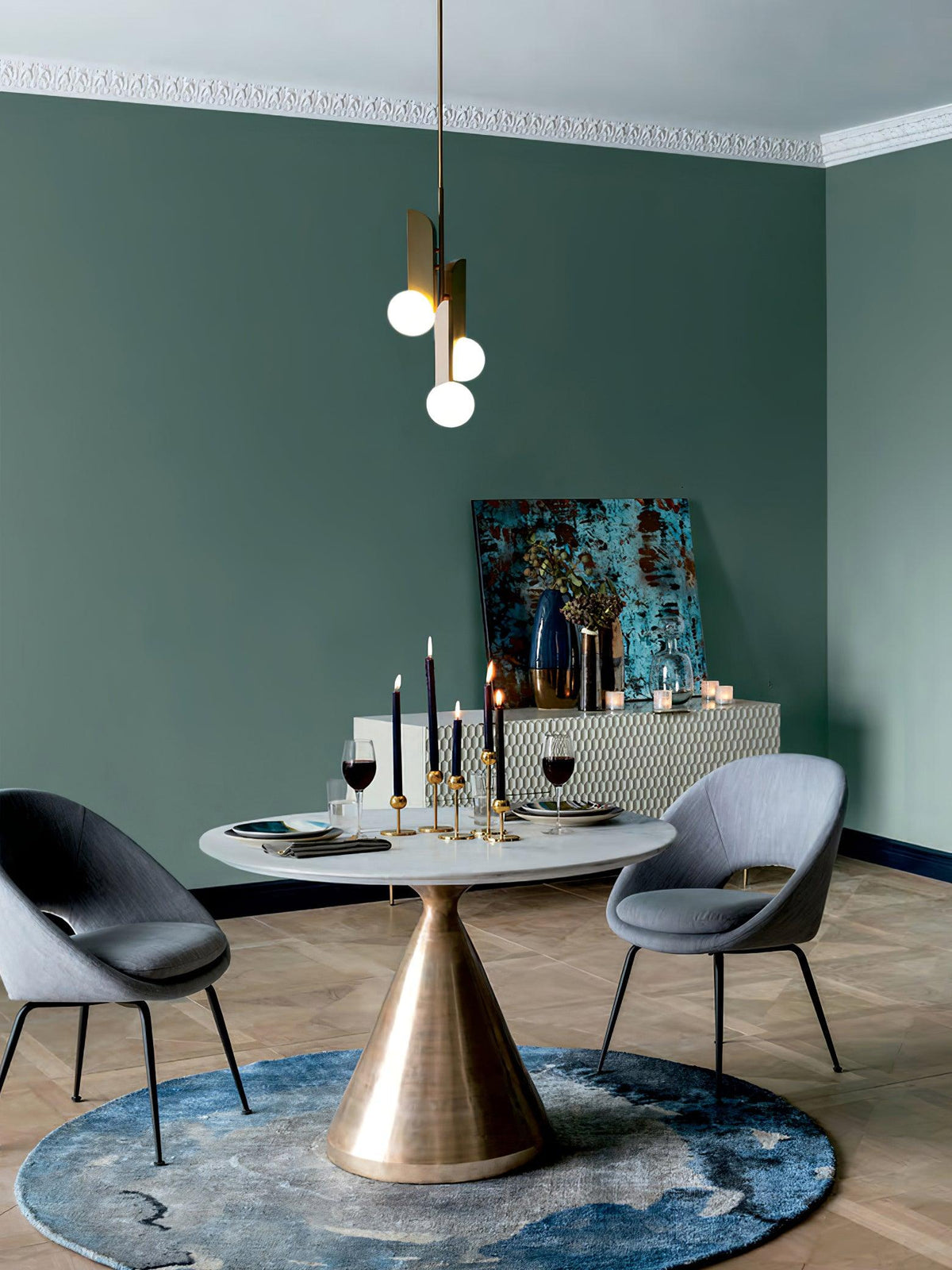 Eirelelia elegante Pendelleuchte aus Glas