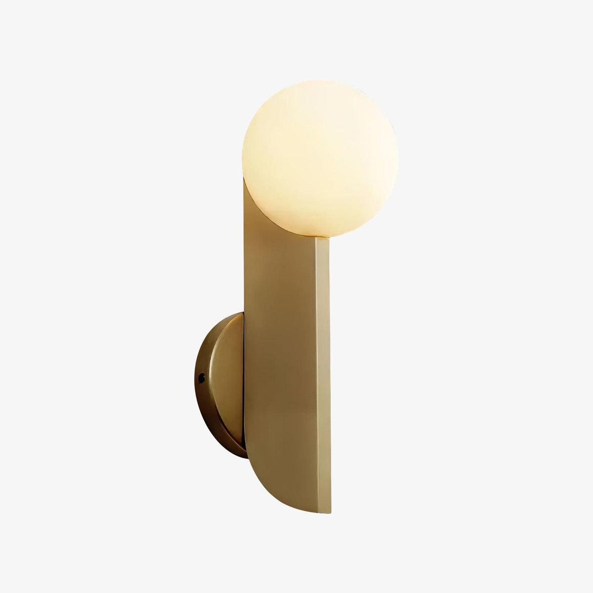 Liorarelle Wandleuchte aus Glas mit Kugellampen in skulpturaler Form