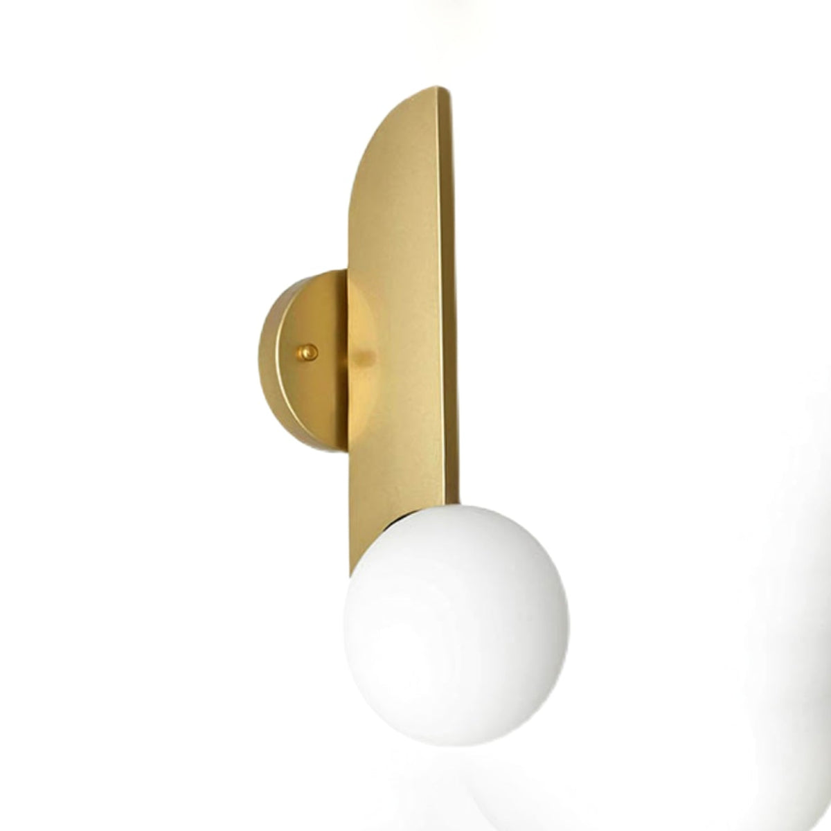 Liorarelle Wandleuchte aus Glas mit Kugellampen in skulpturaler Form