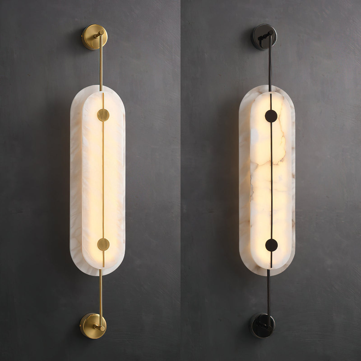 Brace Alabaster Wandleuchte
