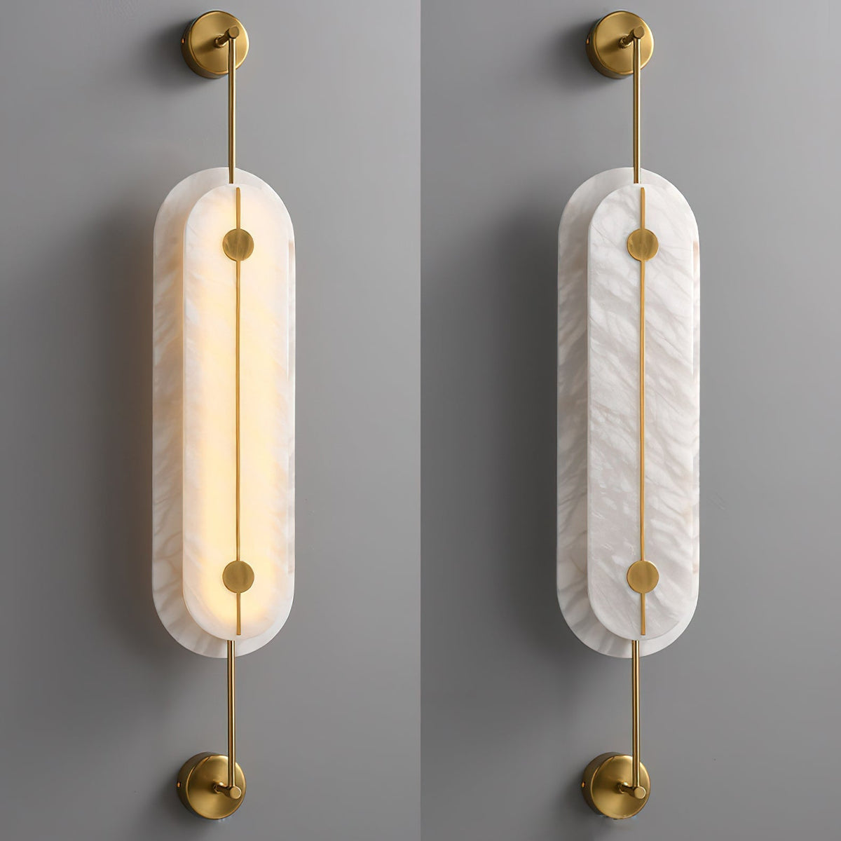 Brace Alabaster Wandleuchte