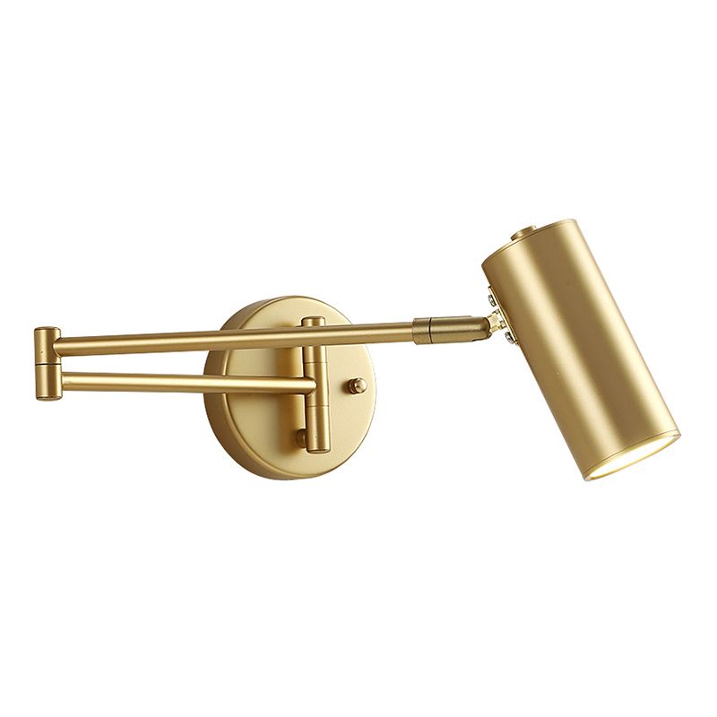 Silva Modern Wandleuchte Zylindrisch Verstellbare, 2 Farben, Wohnzimmer, Metall
