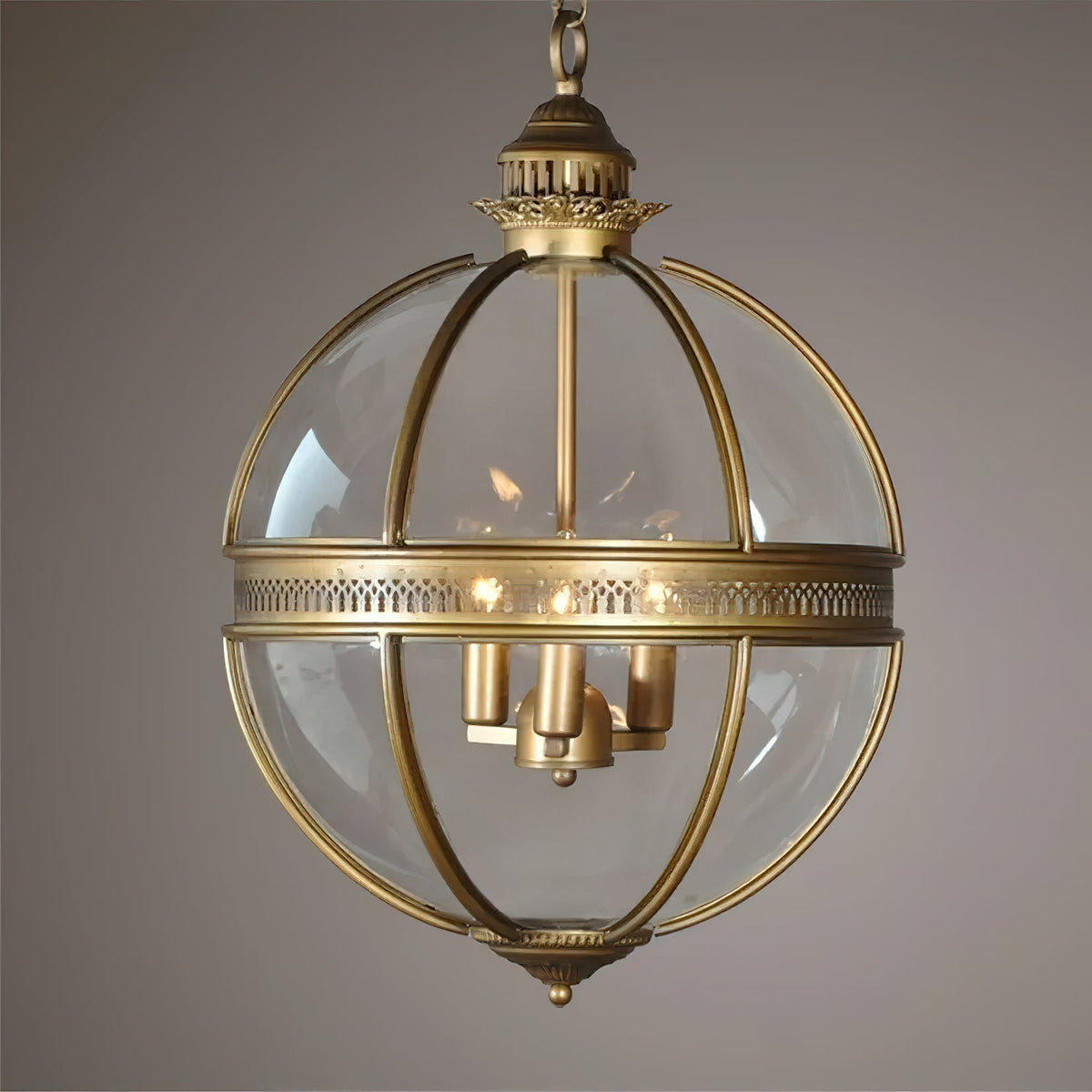 Svelte Vintage Industrial Glas Pendelleuchte
