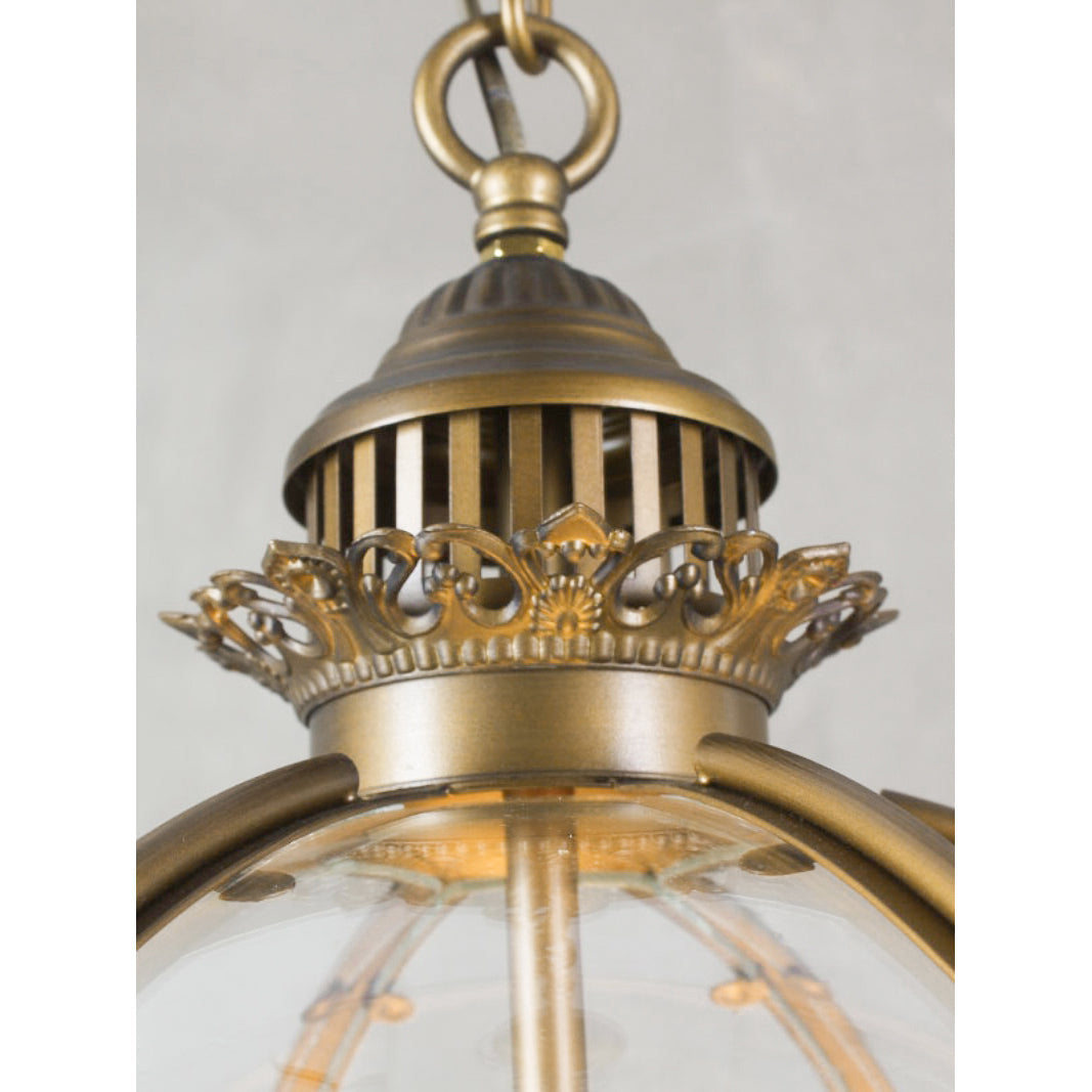 Svelte Vintage Industrial Glas Pendelleuchte