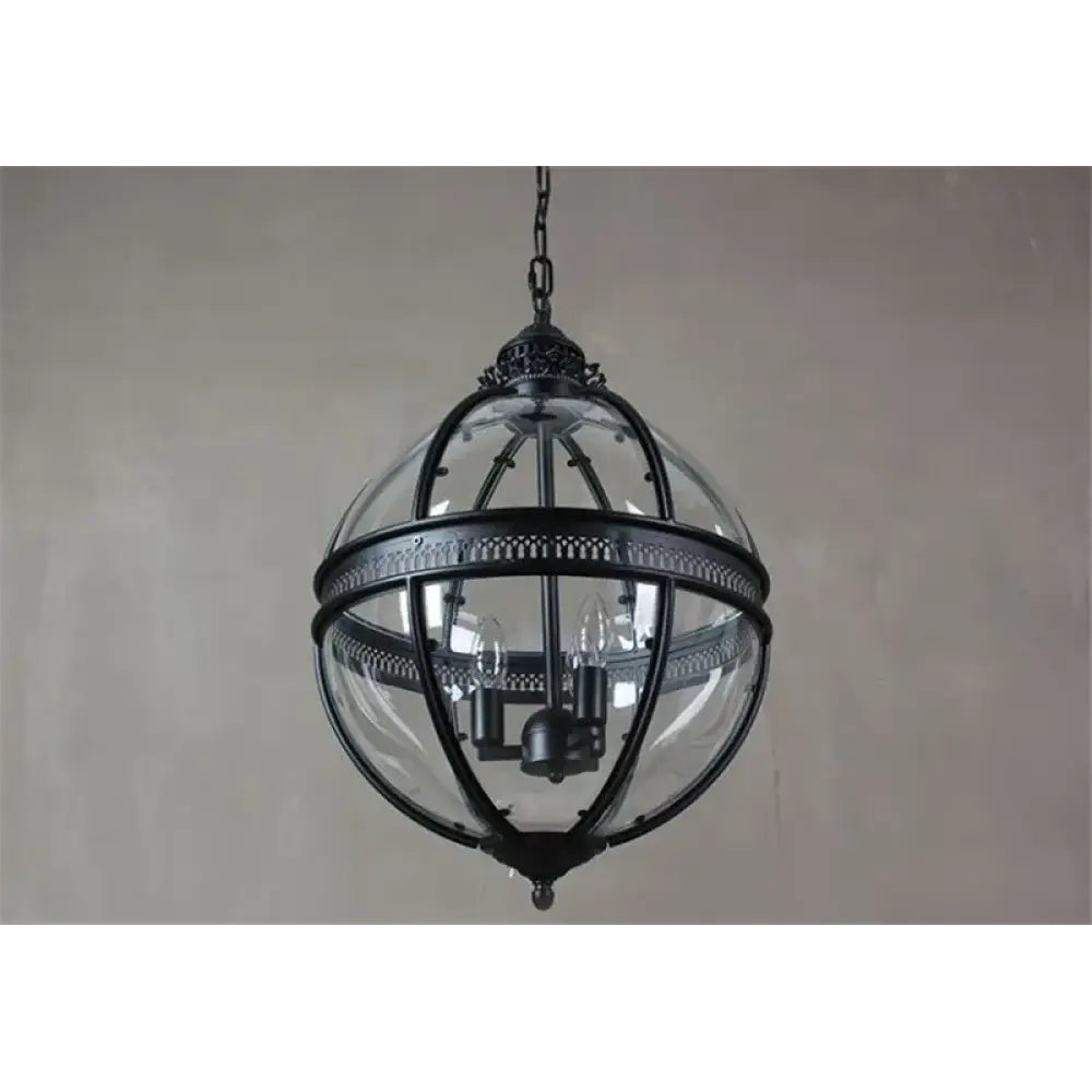 Svelte Vintage Industrial Glas Pendelleuchte