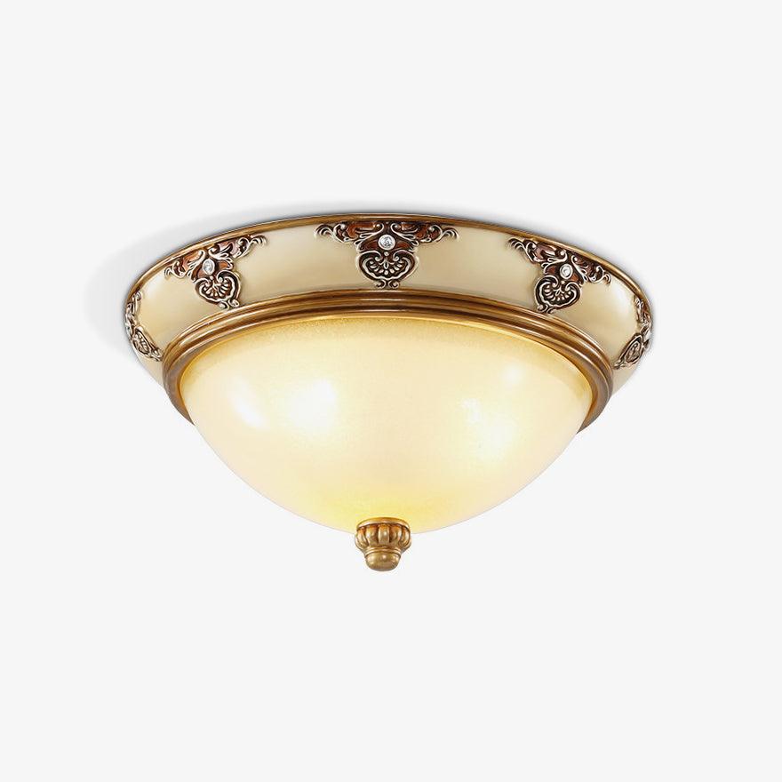 Eiriveon Deckenleuchte Milchglas Antik Beige Vintage