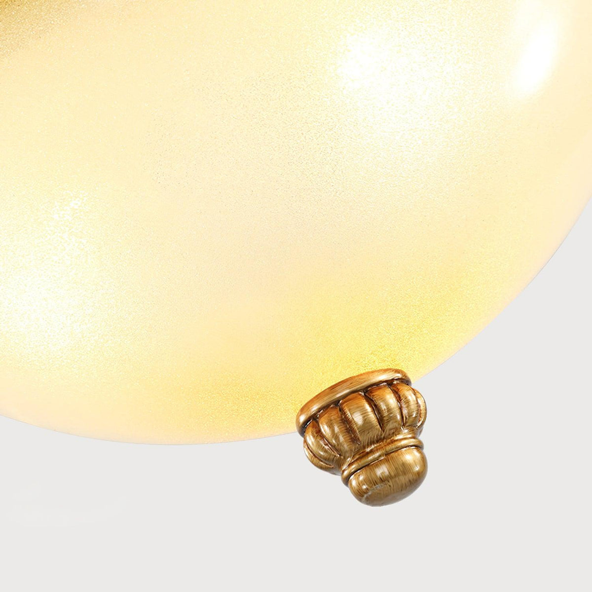 Eiriveon Deckenleuchte Milchglas Antik Beige Vintage
