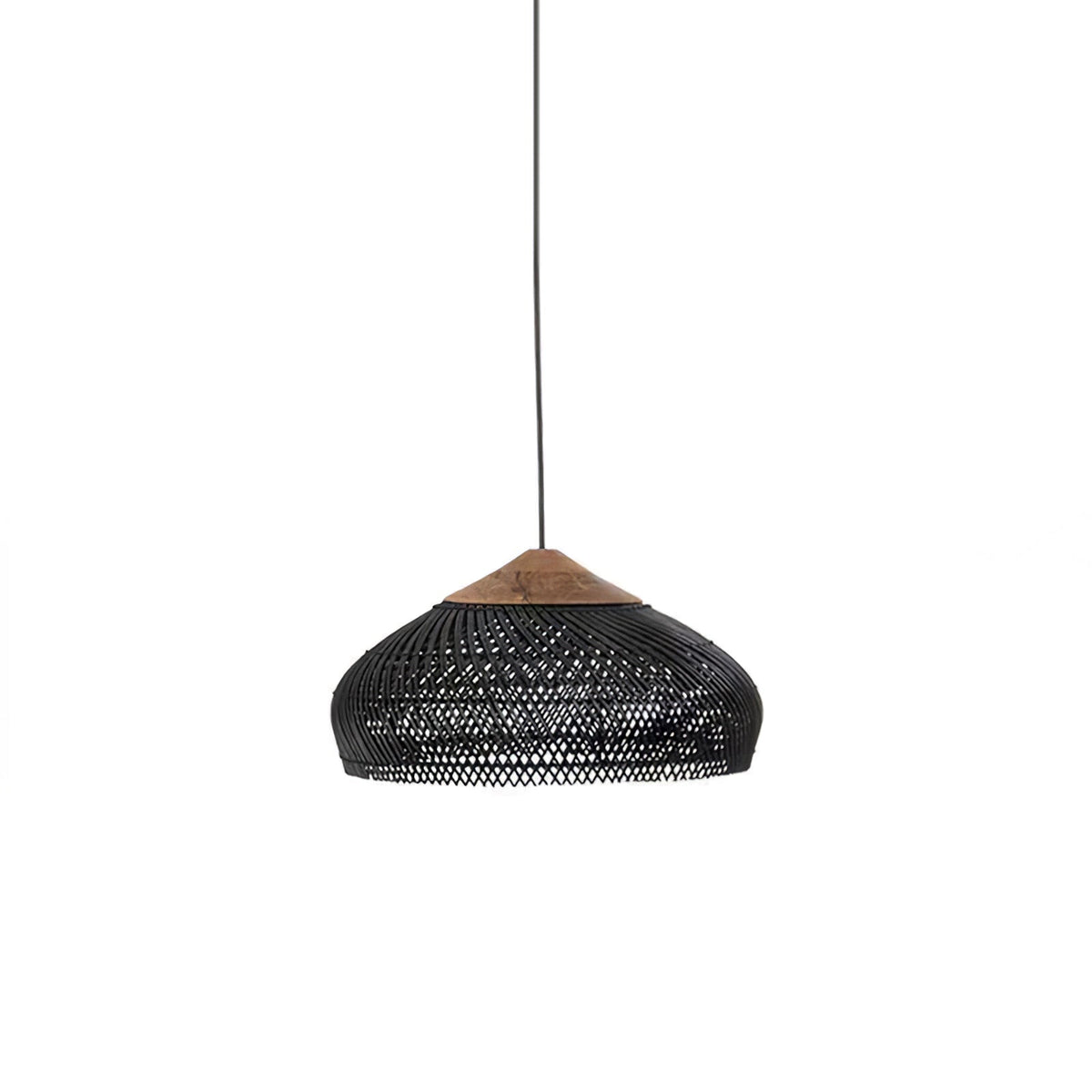 Canirora Pendelleuchte Rattan Swag Geflochten