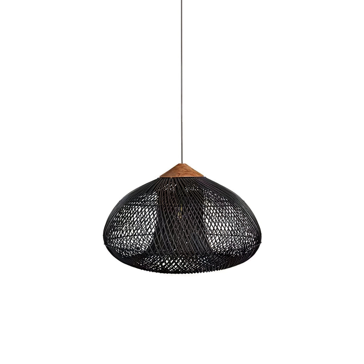 Canirora Pendelleuchte Rattan Swag Geflochten