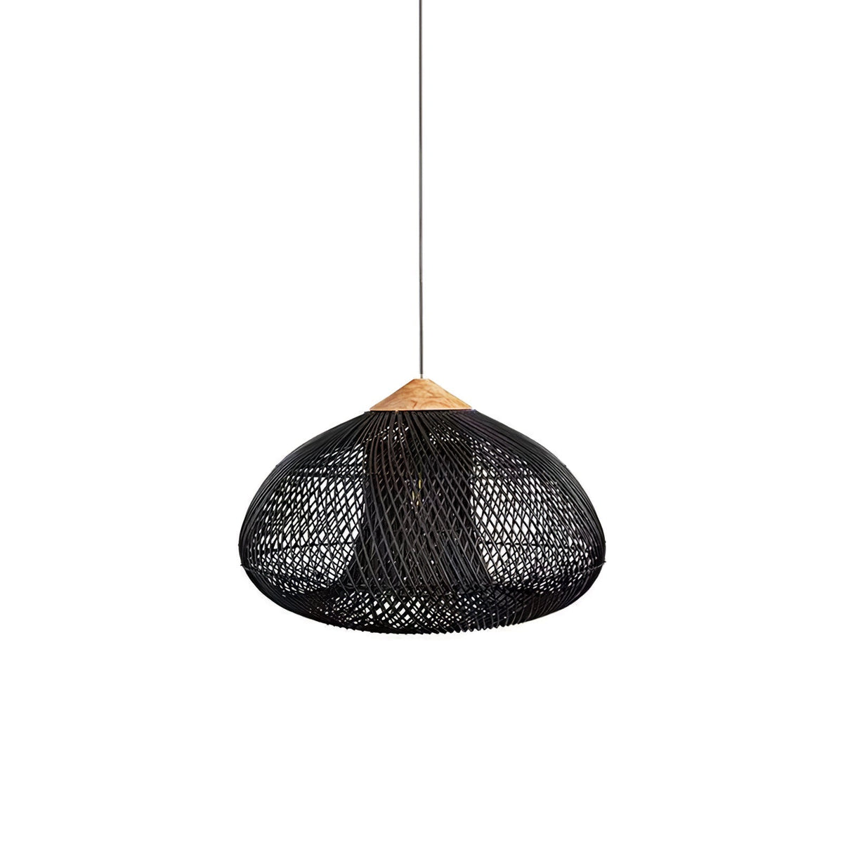 Solavn Rattan-Holz-Pendelleuchte
