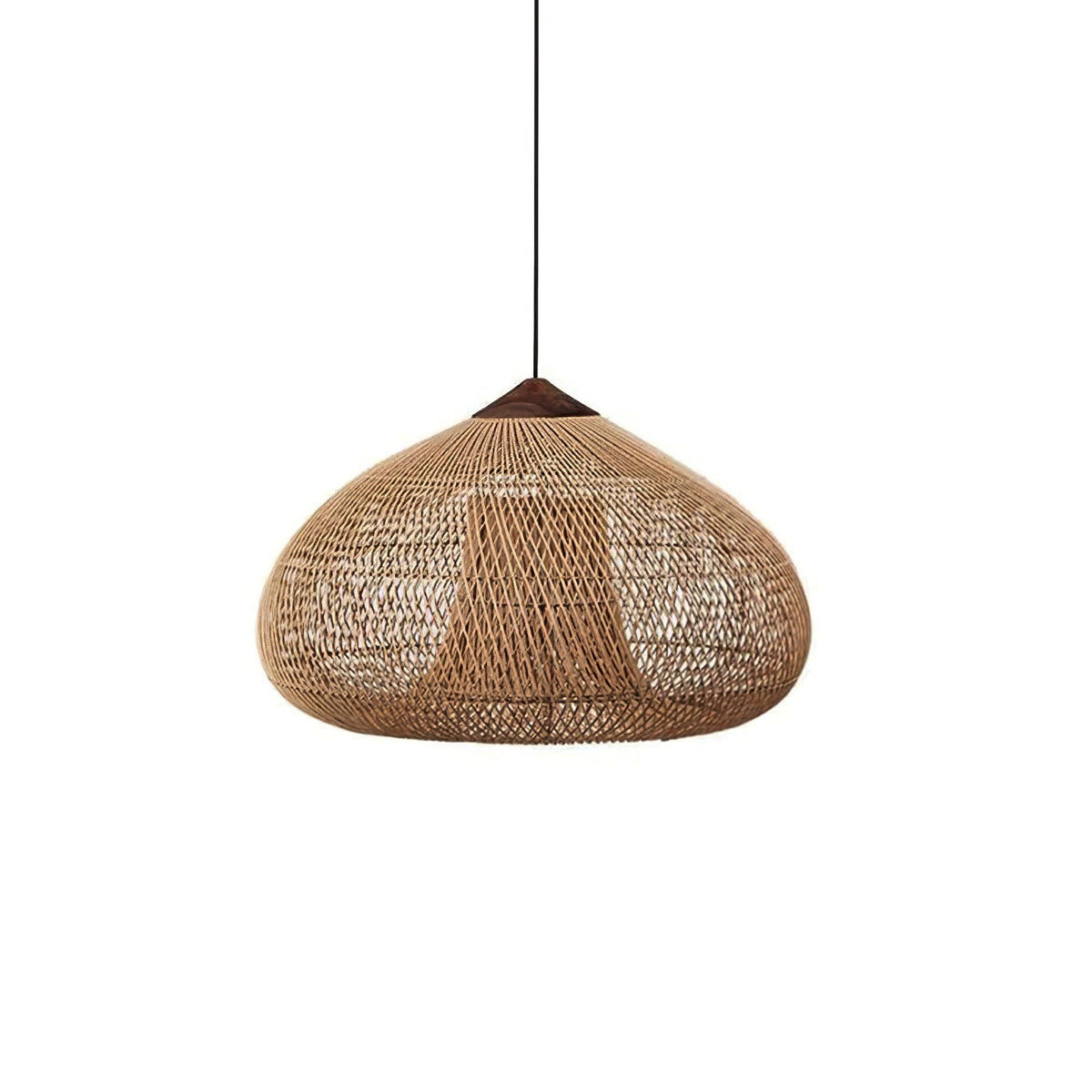 Canirora Pendelleuchte Rattan Swag Geflochten