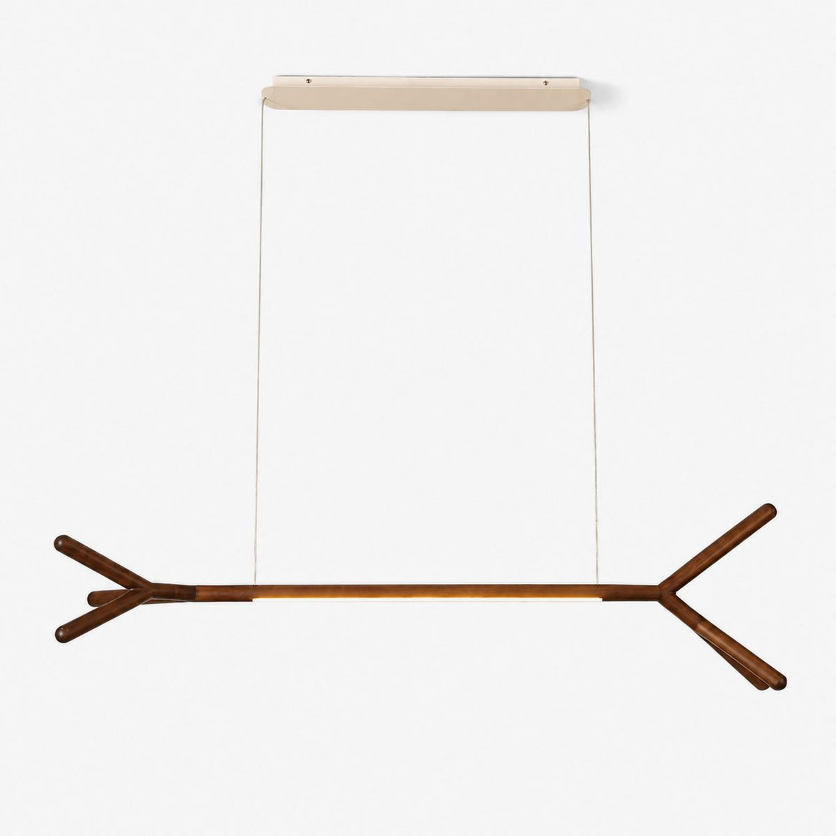Sylanora Pendelleuchte aus Holz linear