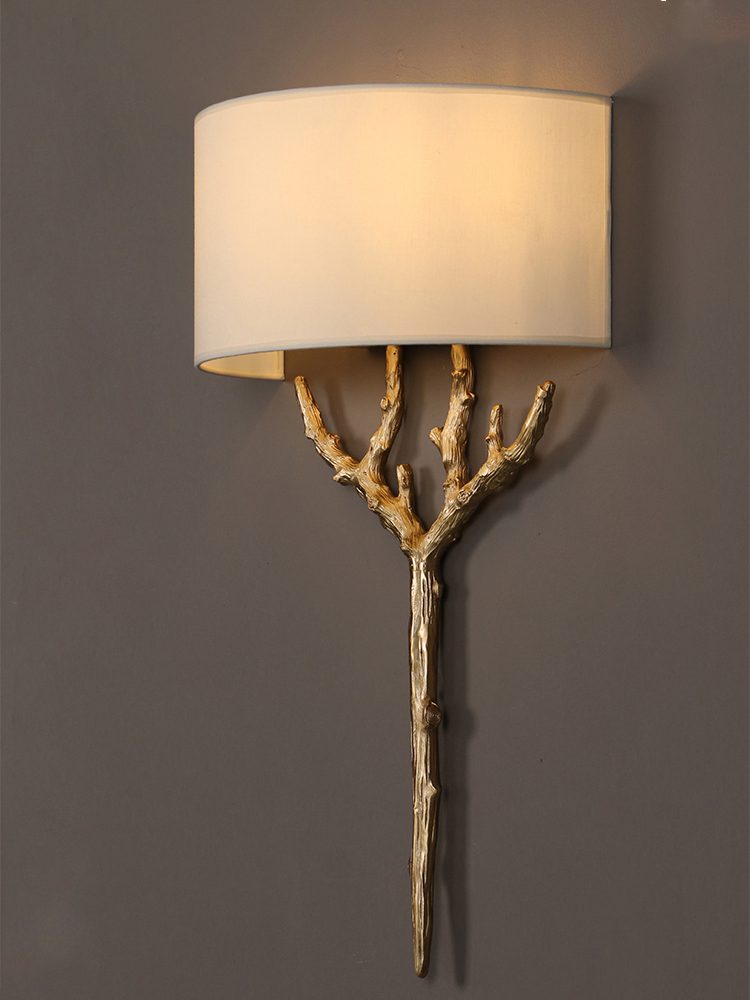 Ceryndir Antler Wandleuchte in Messing