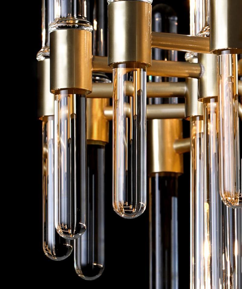 Jorine Kronleuchter Antik Messing Sternexplosion