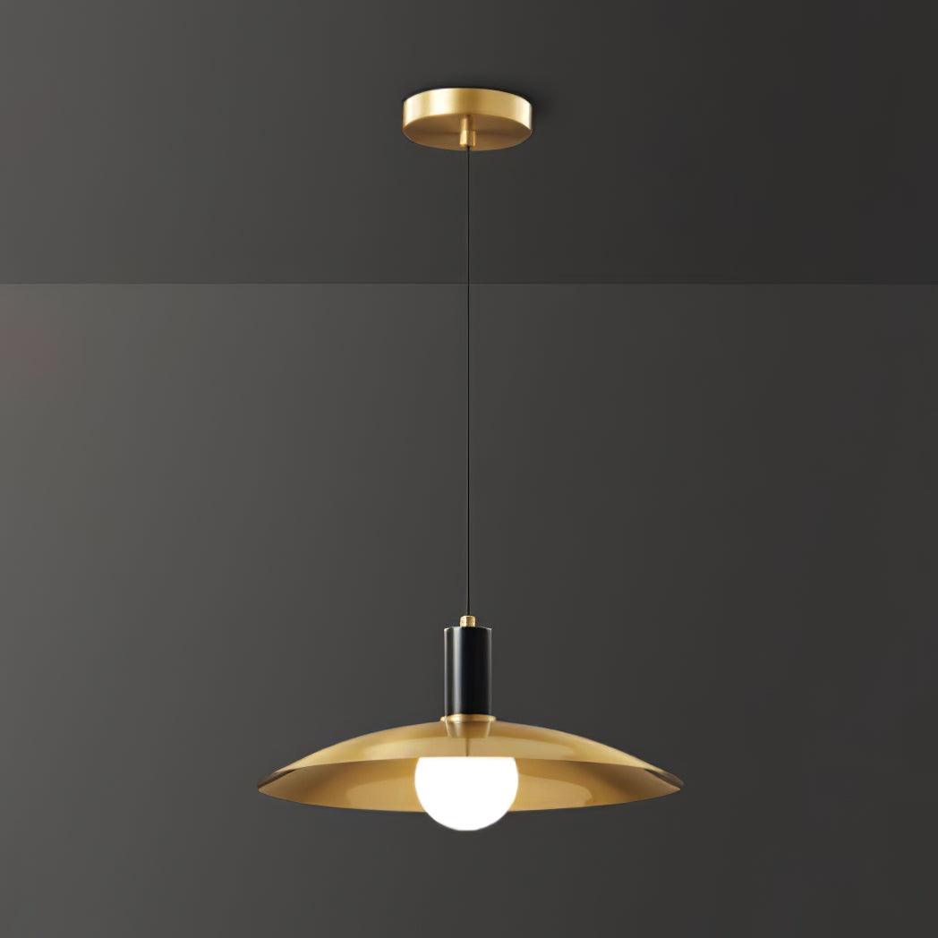 Thalora Messing & Glas Classic Pendelleuchte
