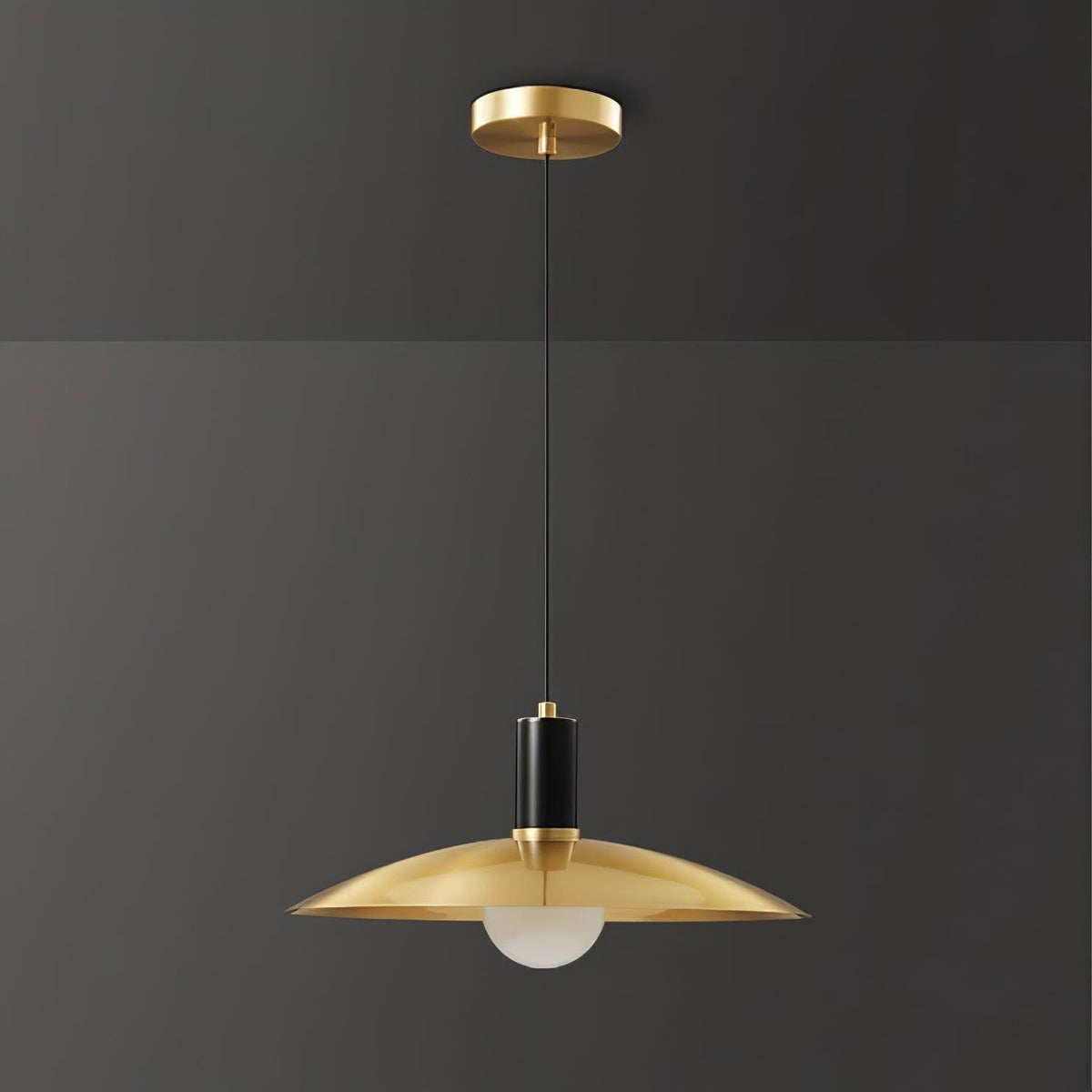 Thalora Messing & Glas Classic Pendelleuchte