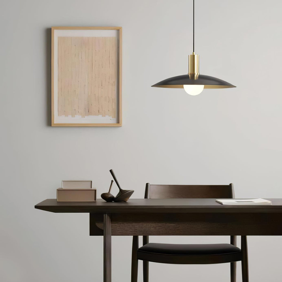 Thalora Messing & Glas Classic Pendelleuchte