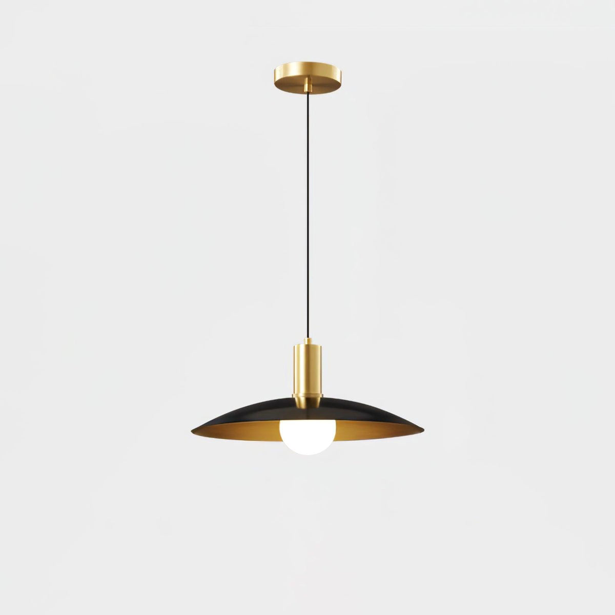 Thalora Messing & Glas Classic Pendelleuchte