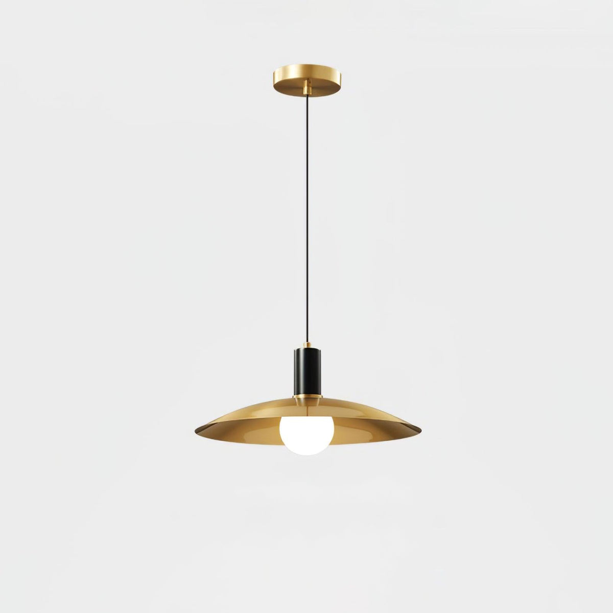 Thalora Messing & Glas Classic Pendelleuchte