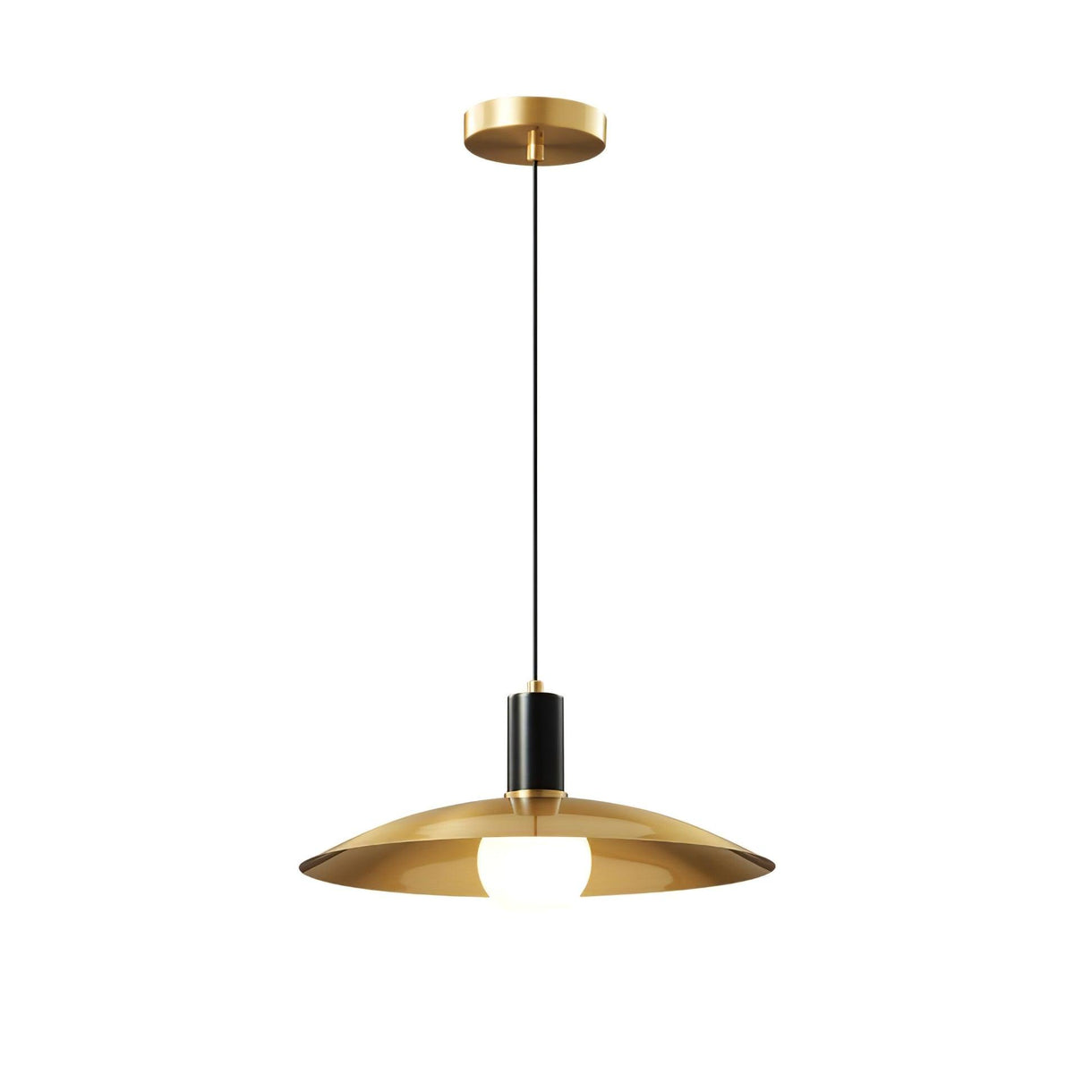 Thalora Messing & Glas Classic Pendelleuchte