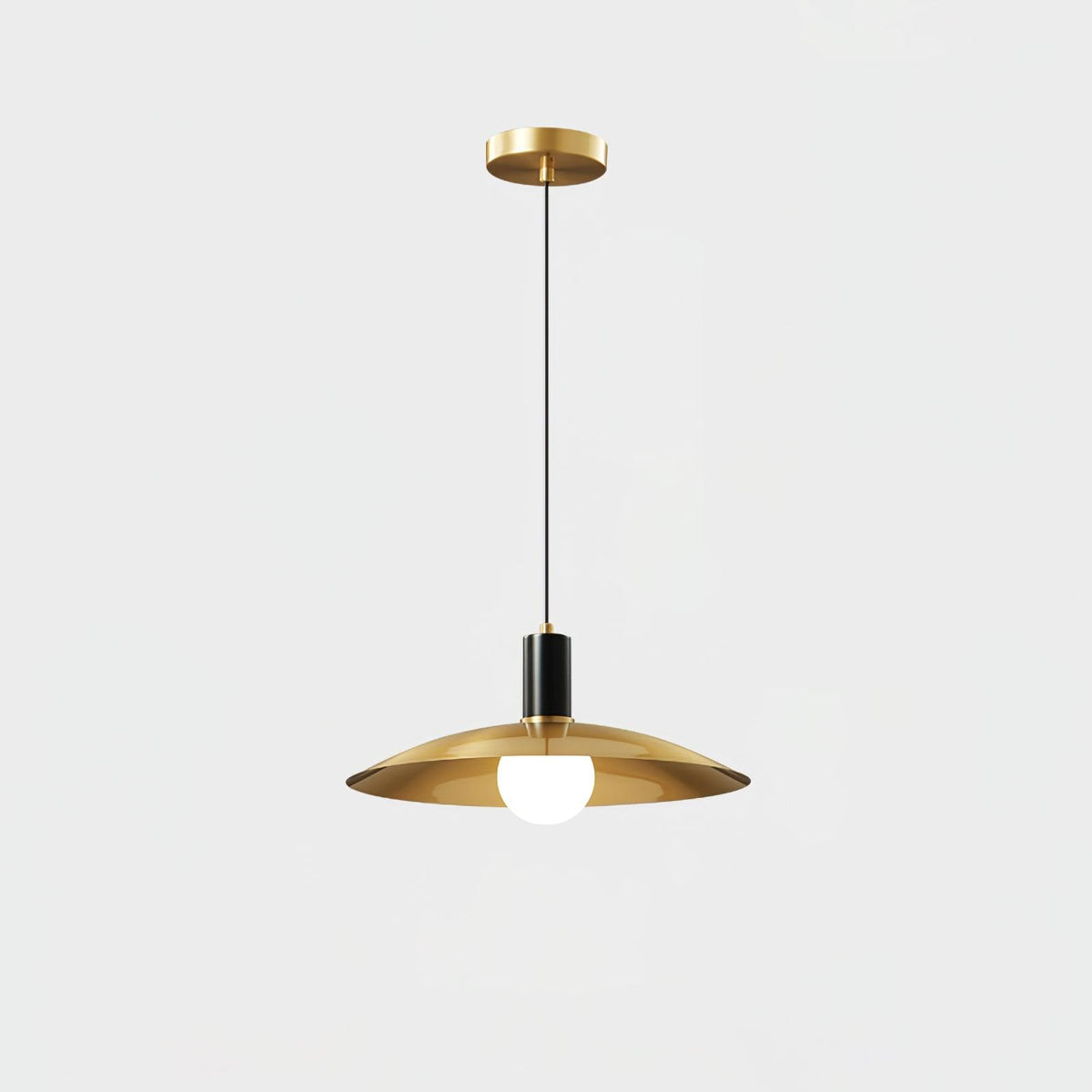 Thalora Messing & Glas Classic Pendelleuchte