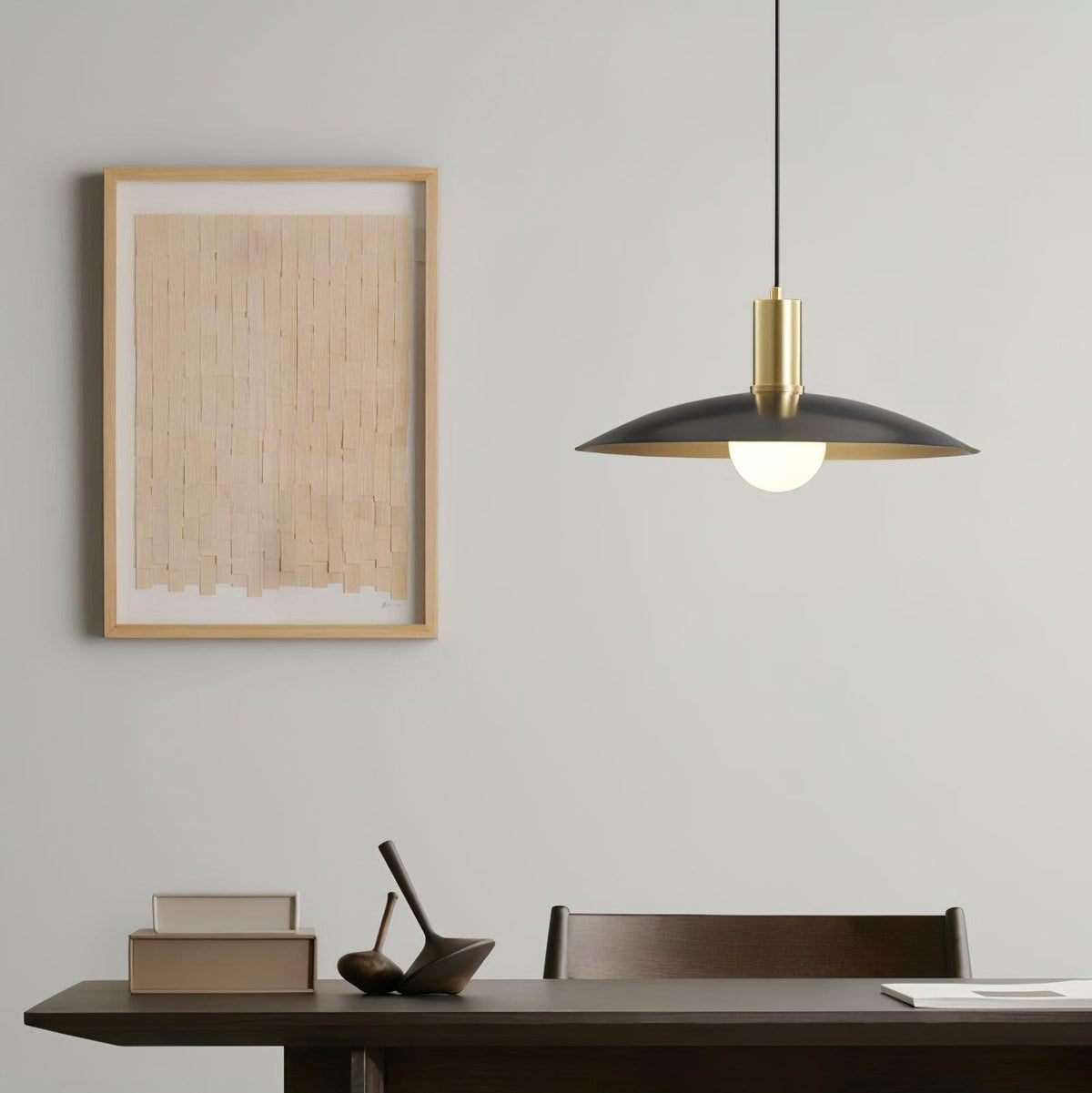 Thalora Messing & Glas Classic Pendelleuchte