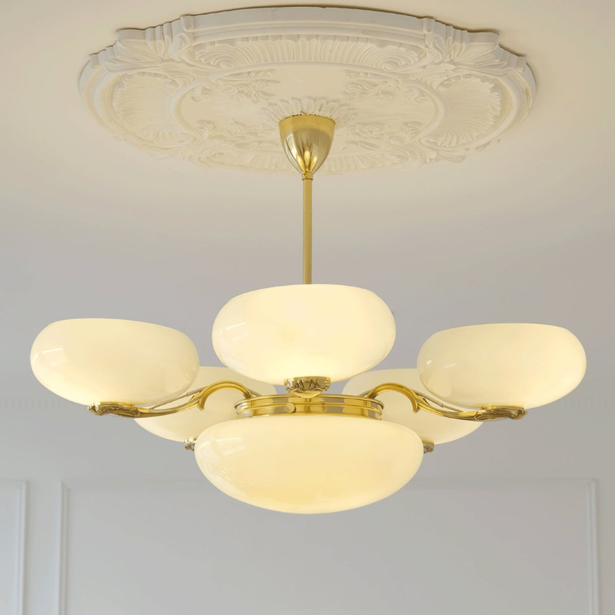 Ethan luxuriöser Kronleuchter aus Glas