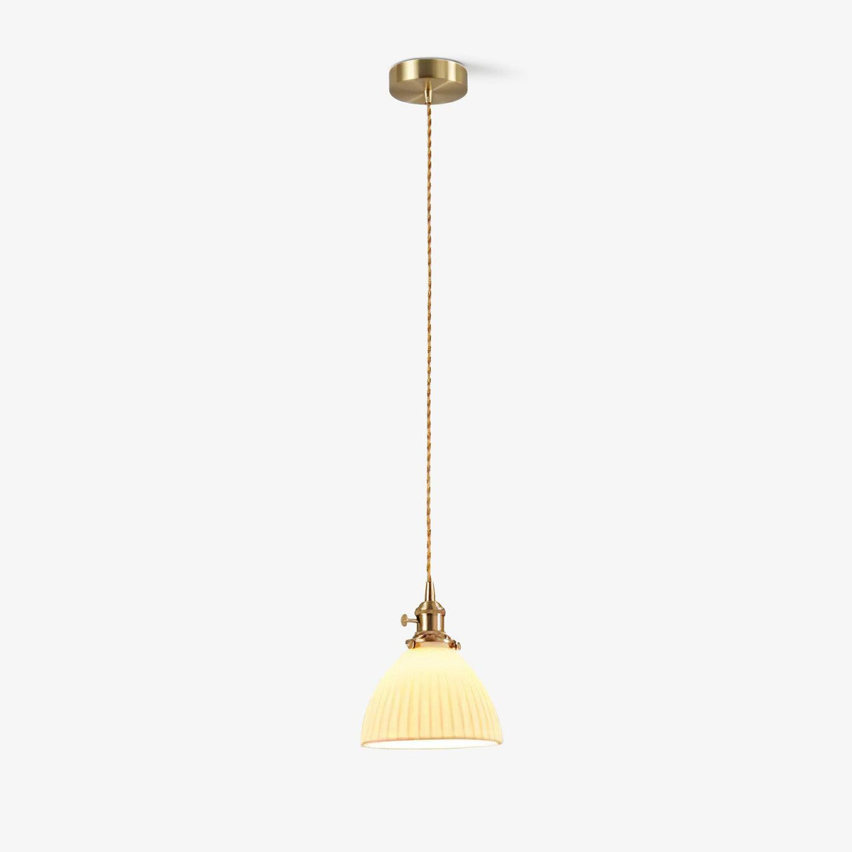 Ornoryra Vintage Pendelleuchte aus Glas
